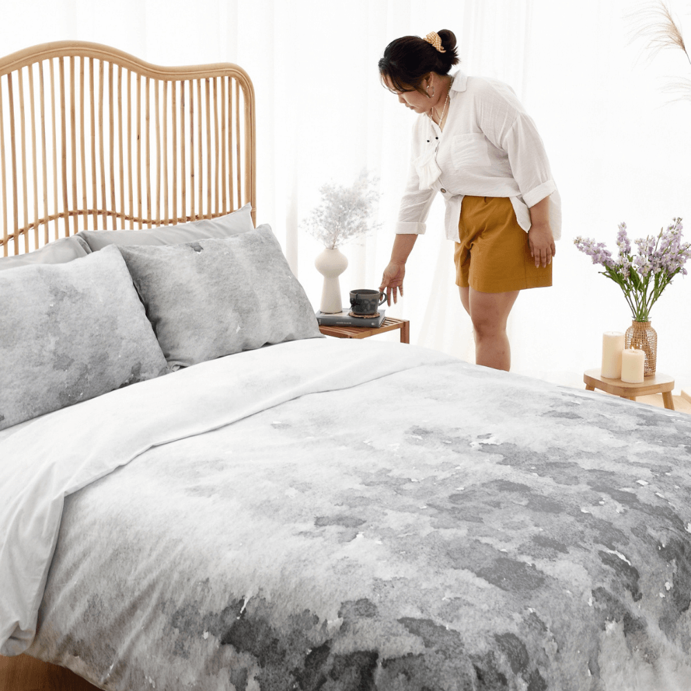 Drizzling Rain Bamboo Fitted Sheet – Sunday Bedding