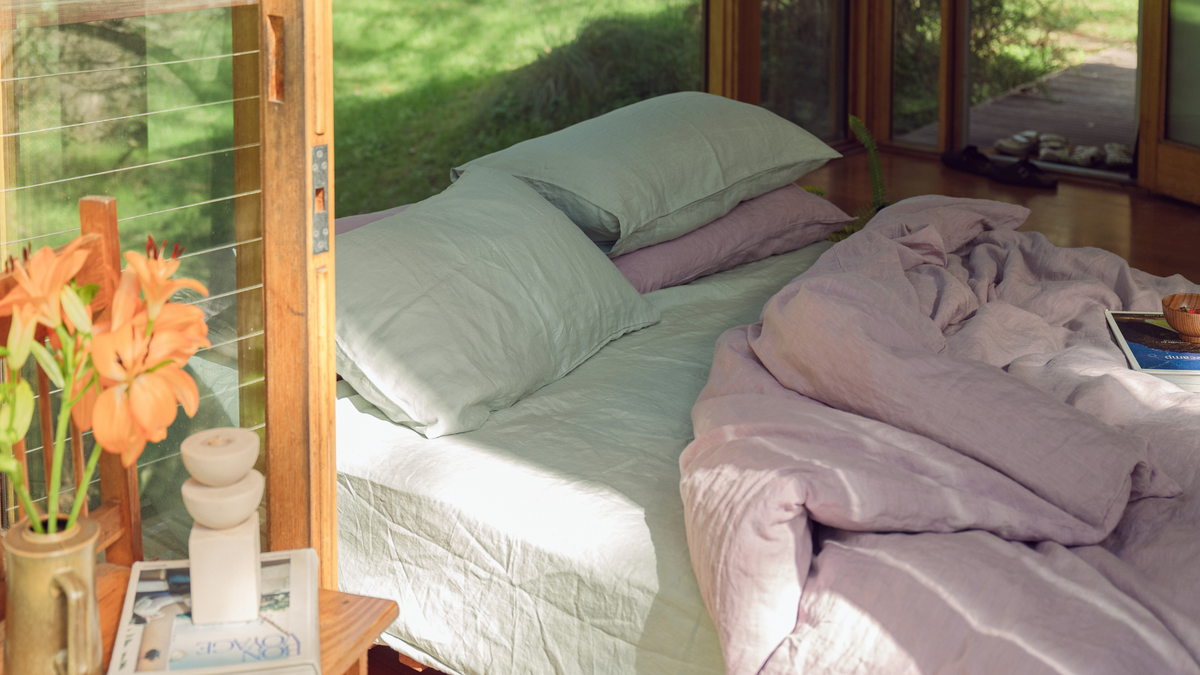 Shop Our French Linen Bedsheets Collection
