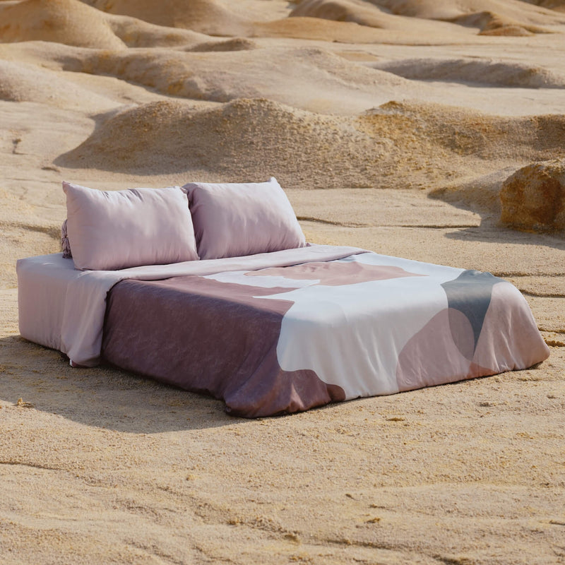 Shapes of Time Duvet Cover