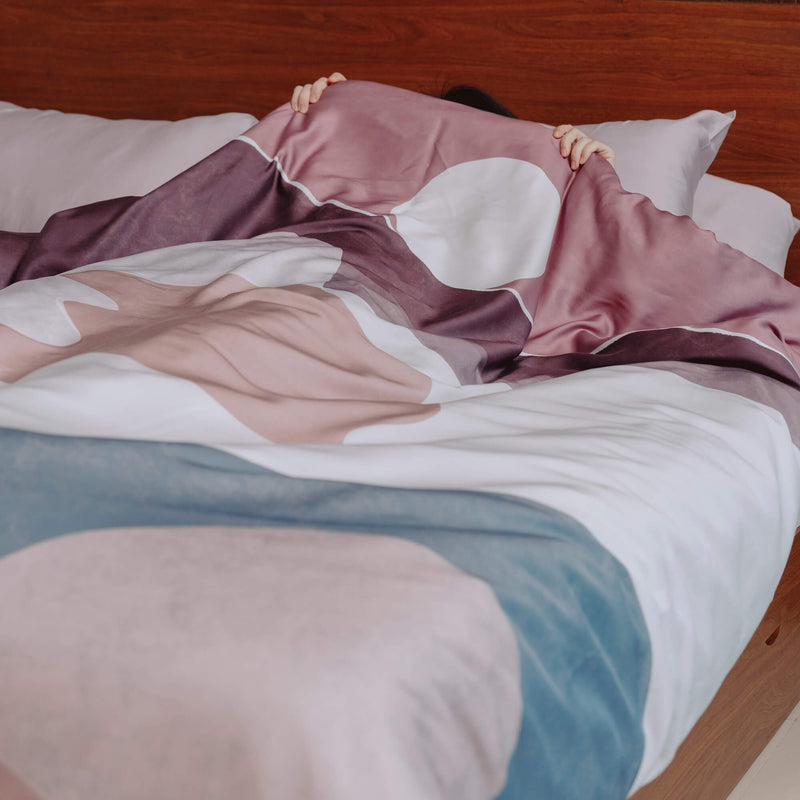 Shapes of Time Duvet Cover