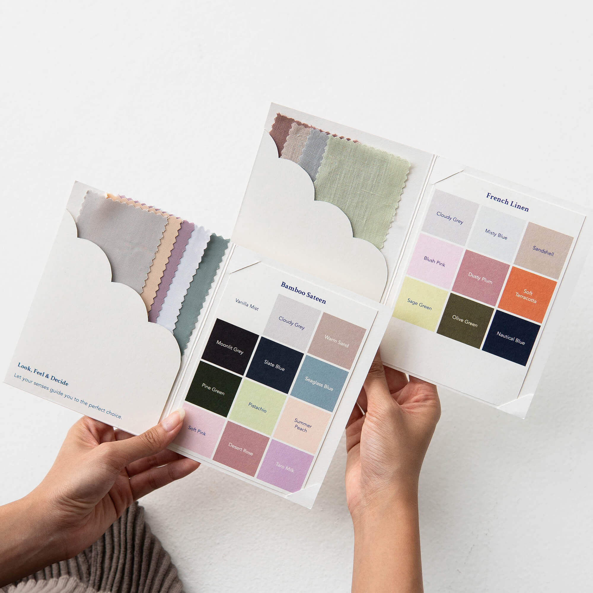 Sunday Swatch Card – Sunday Bedding